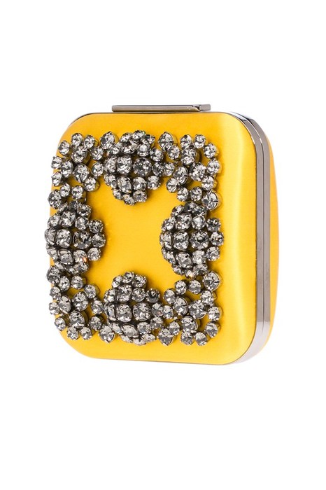 Manolo Blahnik Yellow Clutch